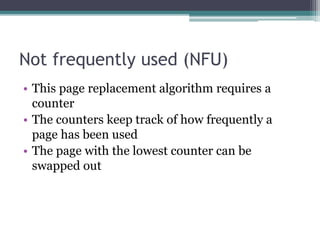 Page replacement algorithms | PPTX