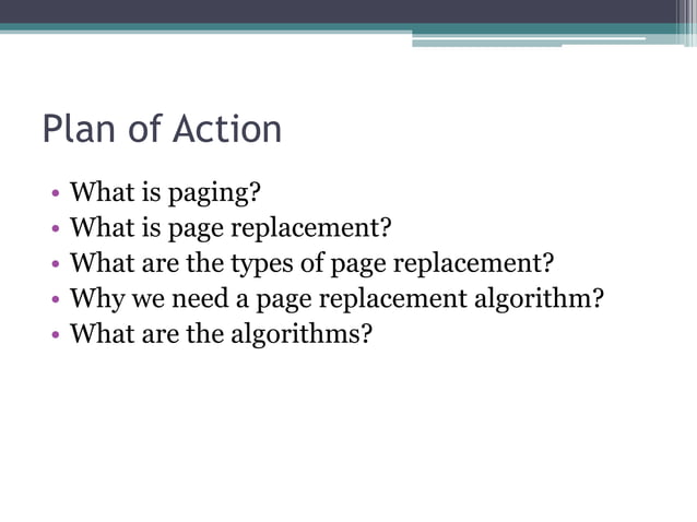 Page replacement algorithms | PPTX | Computing | Technology & Computing