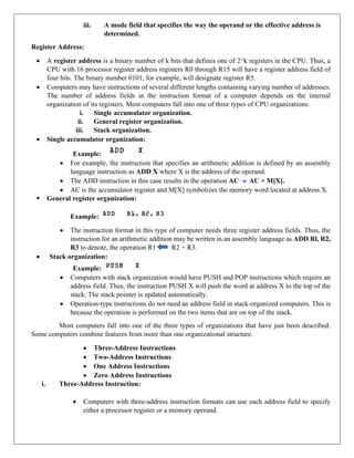 CS304PC:Computer Organization and Architecture UNIT II .pdf