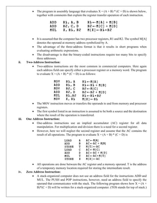 CS304PC:Computer Organization and Architecture UNIT II .pdf