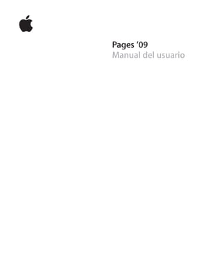 Pages ’09
Manual del usuario
 