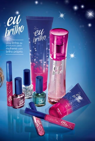 Uma linha de
produtos para
mulheres com
brilho próprio.
BR_ANUNCIO_EU_COLHEITA14-13.indd 3 8/2/13 5:58 PM
PDF/X-4 ISOarizona.flow
www.arizona.com.br +55 11 3847-1977 686588_BR_COLHEITA14-13_P003.pdf - 156.0 x 230.0 mm - p?g. 3BLACK YELLOW MAGENTA CYAN
Agência: Arizona | Cliente: Arizona
Processado por arizona.flow em Fri Aug 2 17:59:19 2013
 