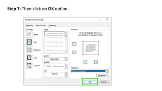 Step 7: Then click on OK option.
 