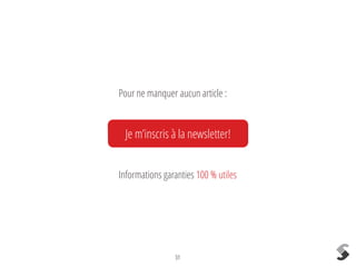 51
Pour ne manquer aucun article :
Informations garanties 100 % utiles
Je m’inscris à la newsletter!
 