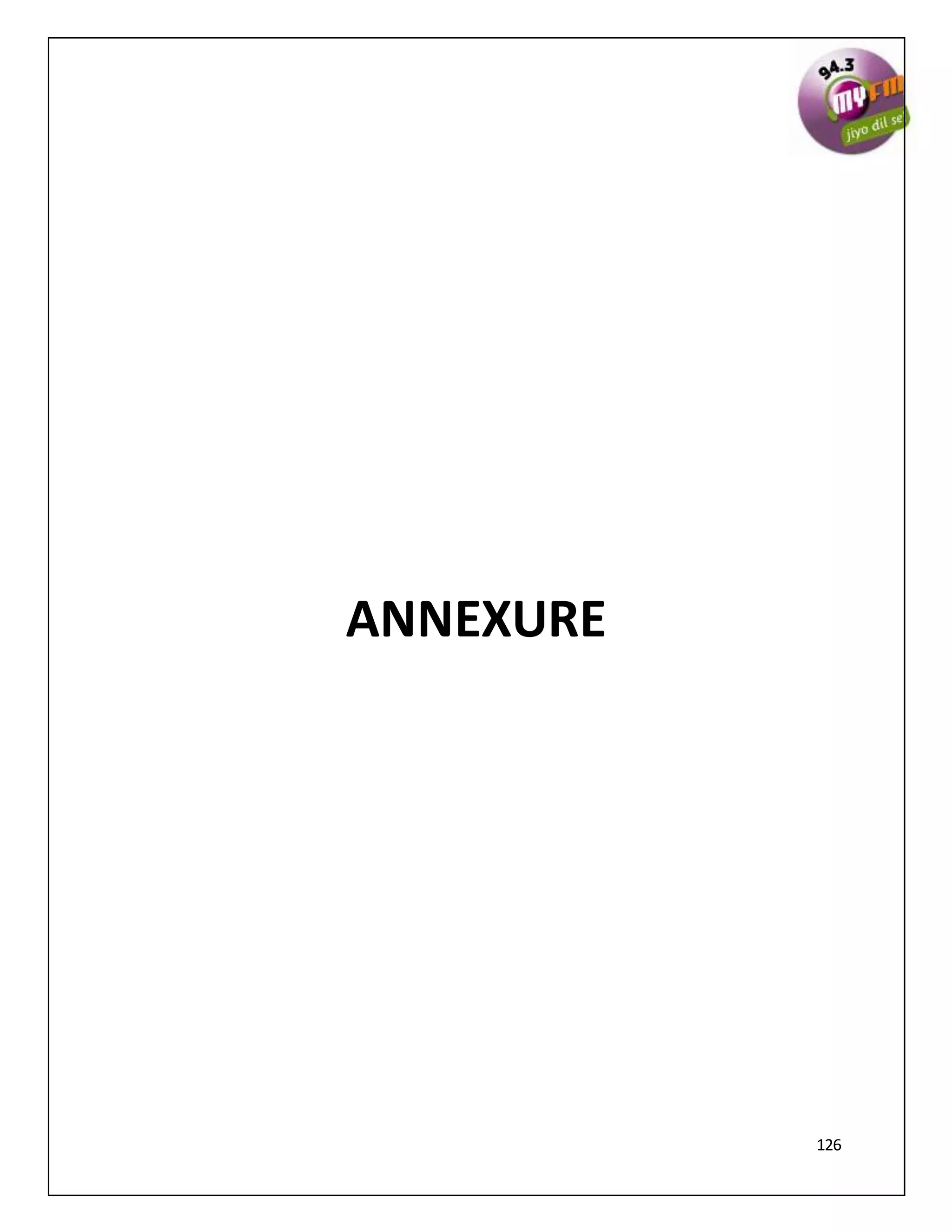 126
ANNEXURE
 