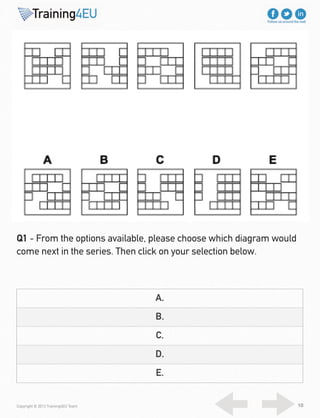 03 Abstract Reasoning Sample Tests - EU EPSO - AST Level - Vol 1 | PDF
