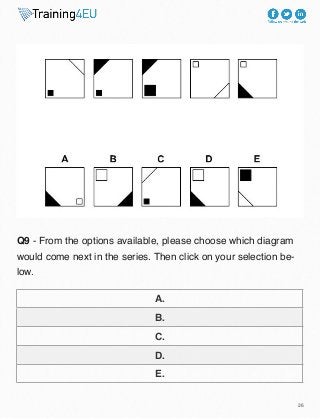 03 Abstract Reasoning Sample Tests - EU EPSO - AST Level - Vol 1 | PDF