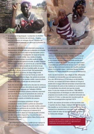 Better diets for women and children begin at home (French)