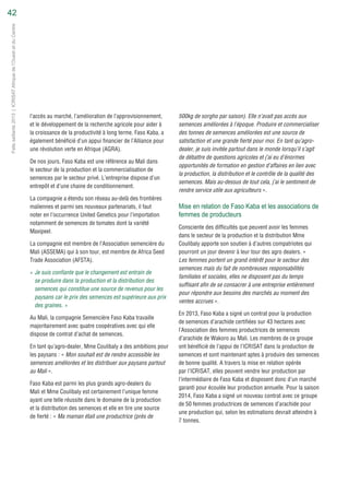 Faso Kaba: one womans vision for the business of seeds (French)