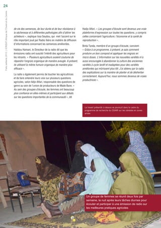 Getting the word out and reaching farmers via Community Radio (French)