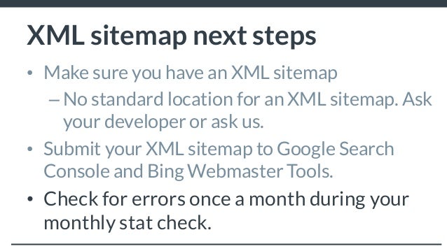 technical seo for the non techie xml sitemap