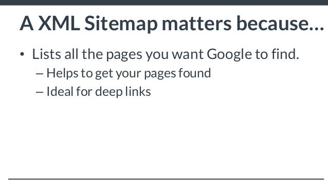 technical seo for the non techie xml sitemap