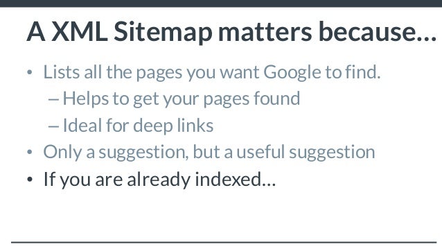 technical seo for the non techie xml sitemap