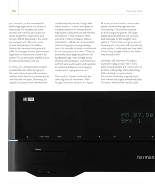 Harman: Revolutionising change in audio equipment markets | PDF