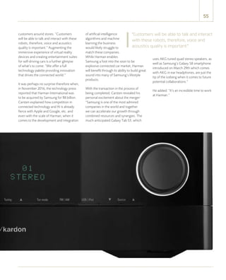 Harman: Revolutionising change in audio equipment markets | PDF