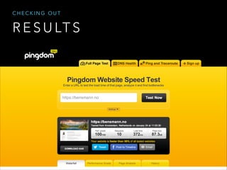 CHECKING OUT

R E S U LT S

 