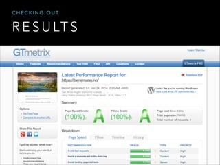 CHECKING OUT

R E S U LT S

 