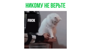 НИКОМУ НЕ ВЕРЬТЕ
 