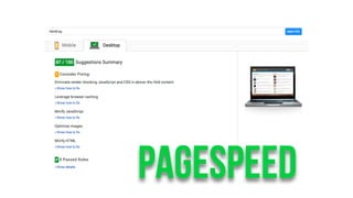 pagespeed
 