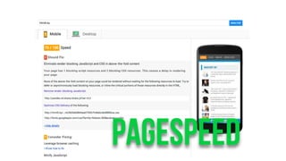 pagespeed
 
