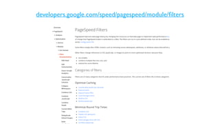 developers.google.com/speed/pagespeed/module/ﬁlters
 