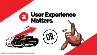 User Experience
https://www.slideshare.net/MINDDevelopmentandDesign
Matters.
2
 