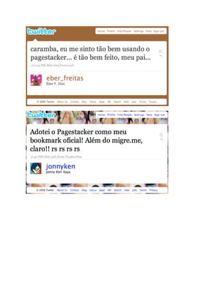 Pagestacker - opiniões de usuários