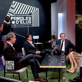 Retrouvez l’intégralité 
de l’émission sur 
parolesdelus.com/ 
territoiresnumeriques/ 
16 Paroles d’élus tome 10 
 