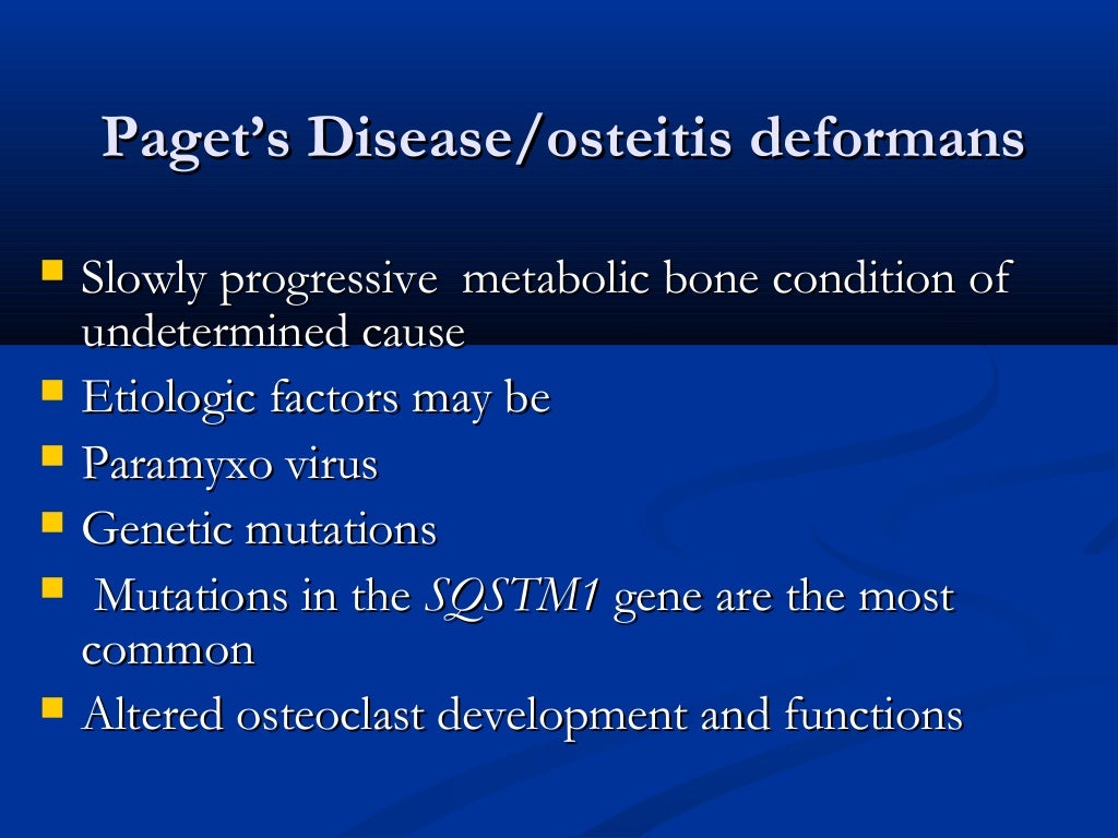 Pagets diseaseofboneby dr.athar