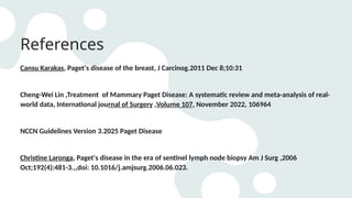 management of Pagets disease of breast .pptx