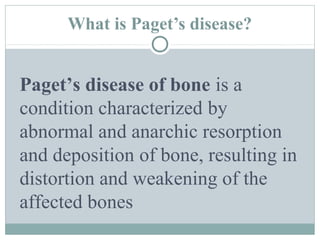 Pagets disease | PPT