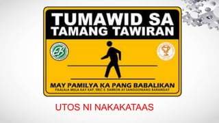 PAG GALANG AY PAGSUNOD SA AWTORIDAD AT MAGULANG.ppt