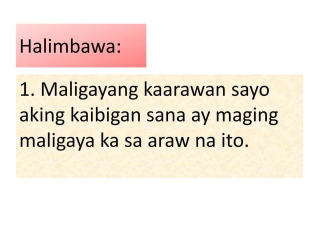 Paggamit ng Magagalang na Pagbati