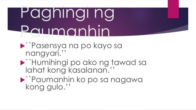 Paggamit Ng Magagalang Na Pananalita Grade 3 - Mobile Legends