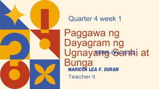 Paggawa ng
Dayagram ng
Ugnayang Sanhi at
Bunga
Quarter 4 week 1
 