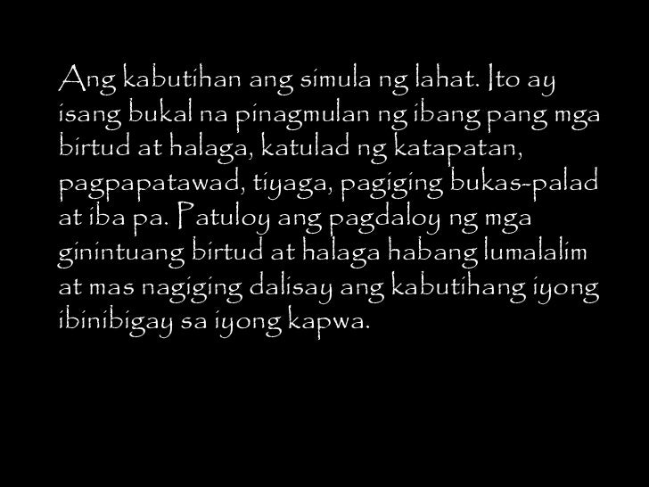 kabutihang panlahat essay 100 words