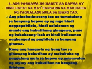 Talata Tungkol Sa Pagbibigay Ng Pagkain Sa Kapwa