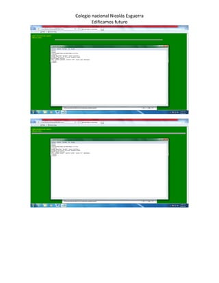Colegio nacional Nicolás Esguerra
        Edificamos futuro
 