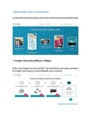 Pagina de genially | DOCX