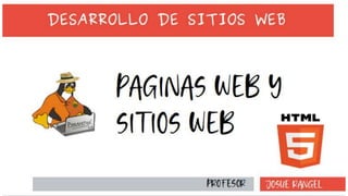 Paginas web con html