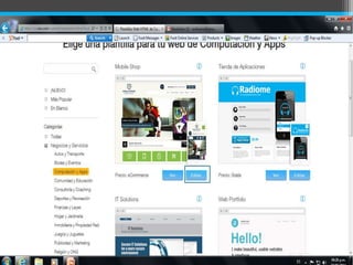 Ahora elige la plantilla que mas te guste, dándole un clic en Editar:
 