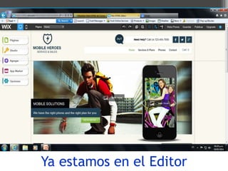 Ya estamos en el Editor
 