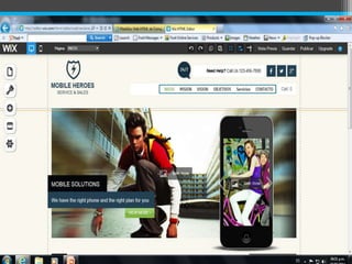 Este es el sitio web con las nuevas paginas creadas.
 