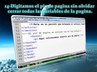 Paginas web en html 5