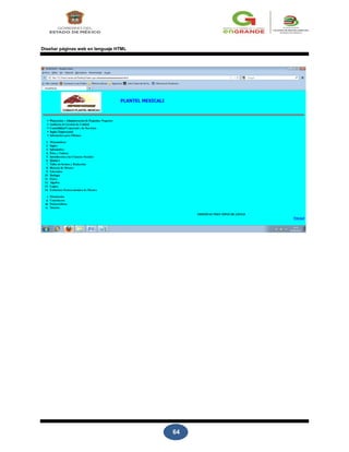 64
Diseñar páginas web en lenguaje HTML
 