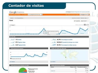 Contador de visitas
 