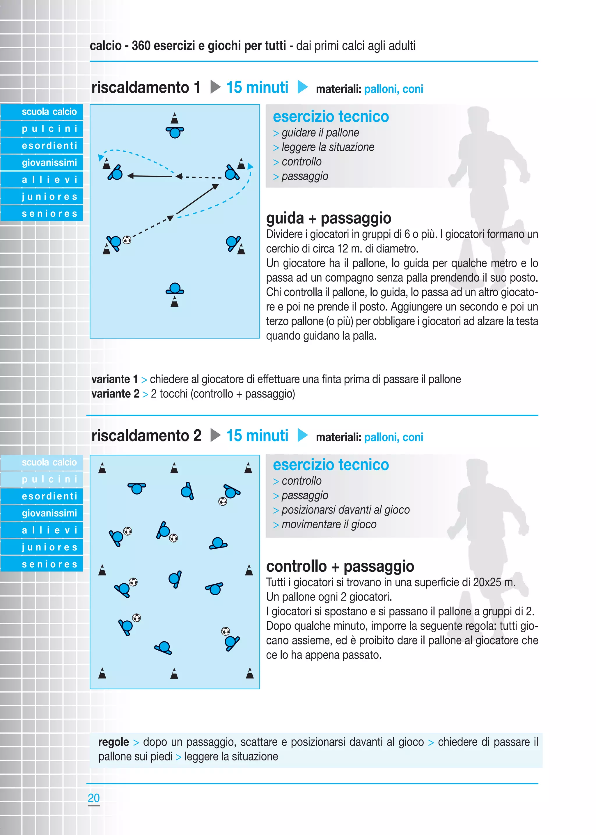 esercizi tecnica individuale calcio pdf