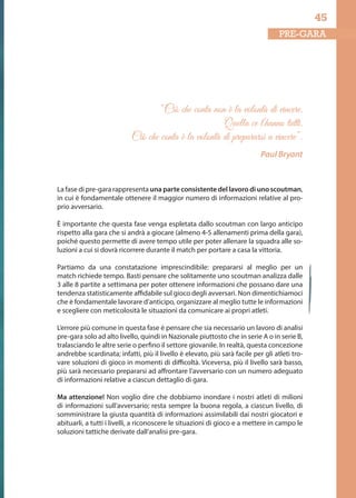 Pagine da Match analysis nella pallavolo