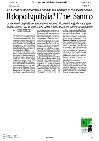 Ottopagine edizione Benevento
da pag. 4
01-GIU-2013
Diffusione: n.d.
Lettori: n.d.
ROMEO 10
 