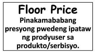 Pagkontrol sa presyo